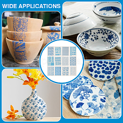 12 Sheets 12 Styles Paper Ceramic Decals&nbsp;DIY-BC0015-03