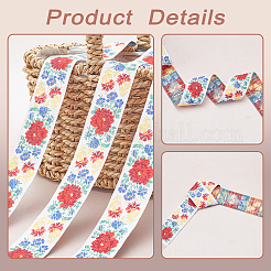 Bohemian Style Polyester Ribbon&nbsp;OCOR-WH0047-46