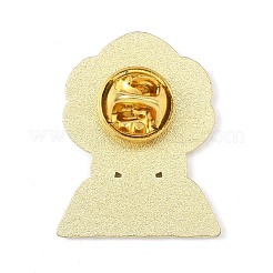 Ethnic Folk Girl Enamel Pins&nbsp;AL-Z002-01G-01