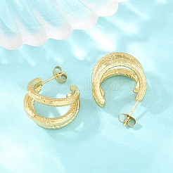 304 Stainless Steel Stud Earrings for Women&nbsp;SA-CBAB549-07G