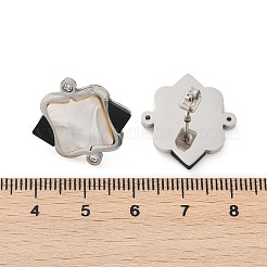 304 Stainless Steel Rhinestone Stud Earrings&nbsp;EJEW-Z089-05P