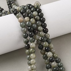 Natural Green Rutilated Quartz Beads Strands&nbsp;G-Q462-61-6mm