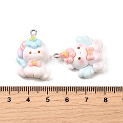 Opaque Resin Pendants&nbsp;LS-CRES-D313-09P
