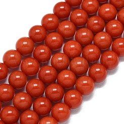 Natural Malaysia Jade Beads Strands&nbsp;G-B165-C10-10mm