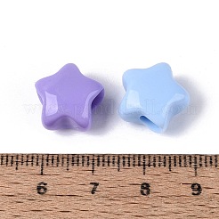 Opaque Plastic European Beads&nbsp;KY-N025-18