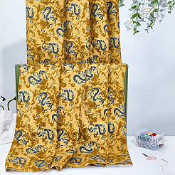 Dragon Pattern Cotton Fabric&nbsp;DIY-WH0579-96C