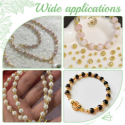 80Pcs 8 Styles Long-Lasting Plated Hollowed Brass Beads&nbsp;KK-PH0006-75