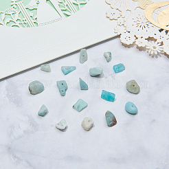 Natural Amazonite Chip Beads&nbsp;G-CJ0001-21