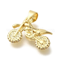 Rack Plating Brass with Cubic Zirconia Pendants&nbsp;KK-Z086-32G