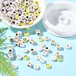 DIY Cube Acrylic Beads Bracelets Making Kits&nbsp;DIY-FP0001-48
