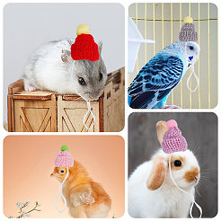 Mini Woolen Yarn Pet Hats&nbsp;AJEW-WH0314-344