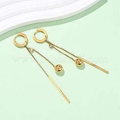 304 Stainless Steel Hoop Earrings&nbsp;EJEW-F393-11G