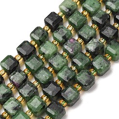 Natural Ruby in Zoisite Beads Strands&nbsp;GG-CBAC972-A17-01