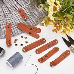 30 Sets 2 Style PU Leather Labels&nbsp;DIY-FG0003-24
