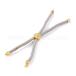 Nylon Cords Bracelet Makings Fit for Connector Charms&nbsp;AJEW-P116-01G-30