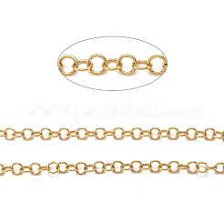 Ion Plating(IP) 304 Stainless Steel Rolo Chains&nbsp;CHS-L014-06G