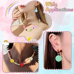 100Pcs 11 Colors Transparent Glass Beads&nbsp;DGLA-CJ0001-02