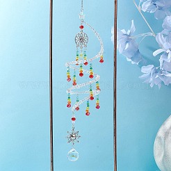 Glass Beaded Pendant Decoration&nbsp;HJEW-TA00233