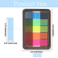 PET Sticker Index Tabs&nbsp;AJEW-WH20817-01