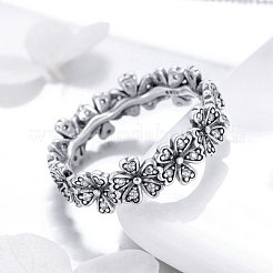 Thailand 925 Sterling Silver  Finger Rings&nbsp;RJEW-FF0008-011AS-18mm