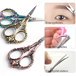 420 Stainless Steel Retro-style Sewing Scissors for Embroidery&nbsp;TOOL-WH0127-16M