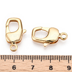 Brass Lobster Claw Clasps&nbsp;X-KK-N254-19G