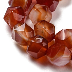 Natural Red Agate Beads Strands&nbsp;G-C085-A05-01