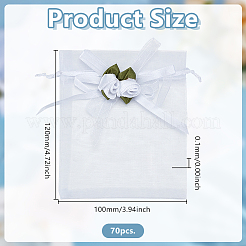 70Pcs 3D Flower Organza Drawstring Bags&nbsp;OP-GO0001-01