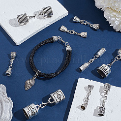 20Pcs 10 Style Alloy Cord End&nbsp;FIND-GA00003