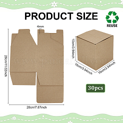 Kraft Paper Mailer Boxes&nbsp;CON-WH0001-69