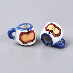 Handmade Porcelain Apple Mug Cup Decoration&nbsp;PORC-T133-60