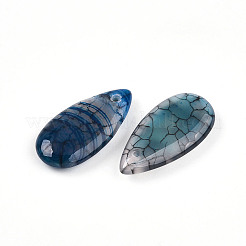 Natural Dragon Veins Agate Pendants&nbsp;G-N0325-16E