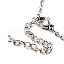 Openable Faceted Natural & Synthetic Mixed Stone Perfume Bottle Pendant Necklaces for Women&nbsp;NJEW-F296-02P