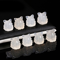 Natural Agate Carved Nine-Tailed Fox Beads&nbsp;PW-WGF640A-01