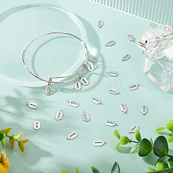 100Pcs 201 Stainless Steel Charms&nbsp;STAS-DC0011-83