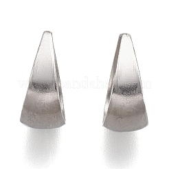 Tarnish Resistant 304 Stainless Steel Snap On Bails&nbsp;STAS-P249-06P