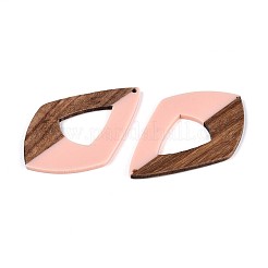 Resin & Walnut Wood Pendants&nbsp;RESI-T057-36M