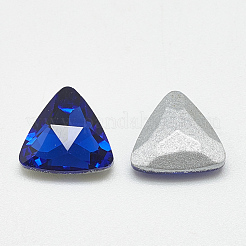 Pointed Back Glass Rhinestone Cabochons&nbsp;RGLA-T087-10mm-11
