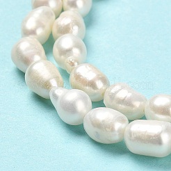Natural Cultured Freshwater Pearl Beads Strands&nbsp;PEAR-E016-072