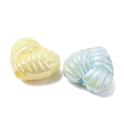 UV Plating & Luminous Opaque Acrylic Beads&nbsp;MACR-L015-14C
