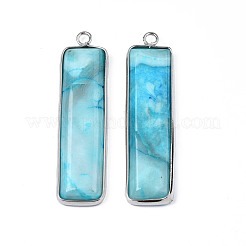 Natural Agate Pendants&nbsp;G-S359-386F