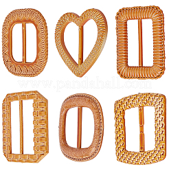 6Pcs 6 Styles Plastic Buckles&nbsp;DIY-GF0013-13