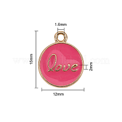 Alloy Pendants fore Enamel&nbsp;ENAM-CJ0001-32