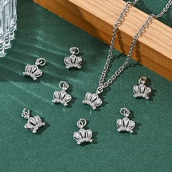 SHEGRACE Brass Micro Pave Cubic Zirconia Pendants&nbsp;XGRQ3D639-516P