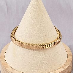 304 Stainless Steel Link Chain Bracelets for Women&nbsp;BJEW-Z143-16G