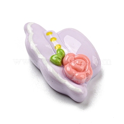 Cute Cartoon Girl Theme Opaque Resin Cabochons&nbsp;CRES-D014-01G