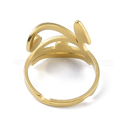 Eye of Ra/Re 201 Stainless Steel Adjustable Finger Rings&nbsp;RJEW-C074-03G
