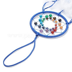 Synthetic & Natural Mixed Stone Pendant Decorations&nbsp;AJEW-I059-11E