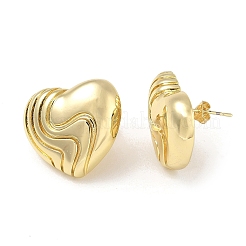 Brass Stud Earrings for Women&nbsp;KK-CBAD851-31G