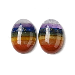 Chakra Natural Mixed Gemstone Cabochons&nbsp;G-F724-01A